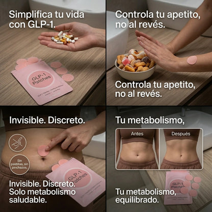 SaNmOr - Parches para Controlar Antojos | 1 al Día · Veganos · Sin Cafeína | Pack 30 Unidades