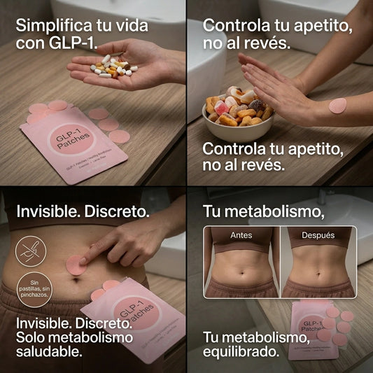 SaNmOr - Parches para Controlar Antojos | 1 al Día · Veganos · Sin Cafeína | Pack 30 Unidades